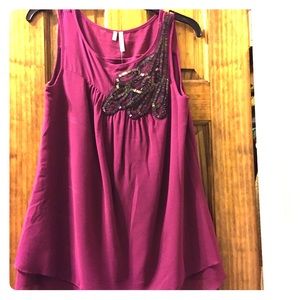 Maurice’s Studio Y fancy beaded embellished tank